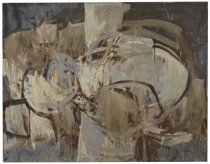 Art time gallery Jerusalem(Art online) -  Arie Azene - Untitled 5 - Original Oil on Canvas - 92 x 16 cm ( 36 x 6 inches )