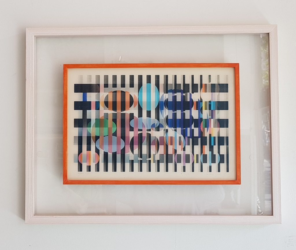 Art time gallery Jerusalem(Art online) -  Yaacov Agam - Israel Colors - Original Agamograph - 48 x 62 cm / 20 x 24 inches