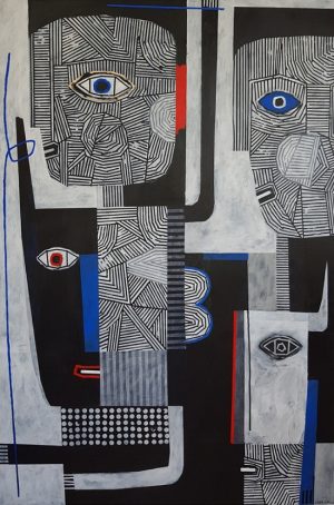 Art time gallery Jerusalem(Art online) -  Ilana Gal - Miro colors - Original Acrylic on Canvas