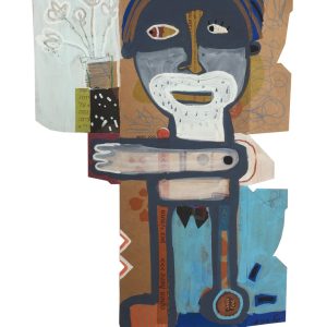 Art time gallery Jerusalem(Art online) -  Yael Hoenig - For you my Beautiful - Original mixed media on recycle cardboard - 43 x 26 cm / 17 x 10 inches