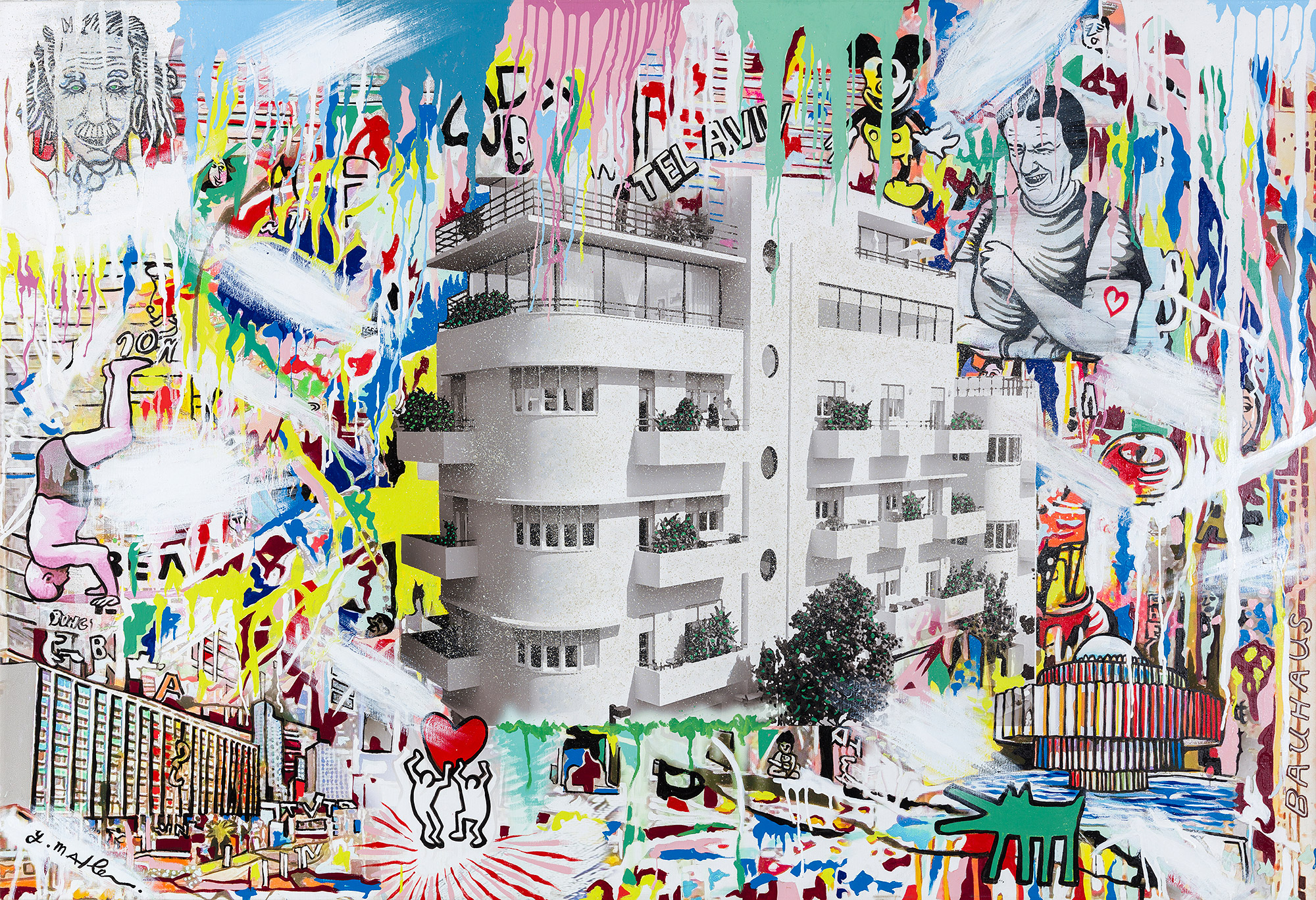 Street Art Bauhaus Tel Aviv - Art Time Gallery