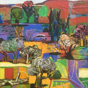 Art time gallery Jerusalem(Art online) -  David Gerstein - Scenic Drive - Original Oil on Canvas - 100 x 80 cm / 40 x 32 inches