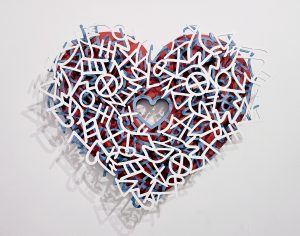 Song Of Songs - Ancient Hebrew Alphabet – 3D Wall Sculpture