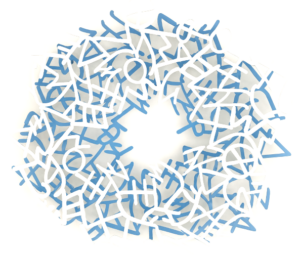 Genesis - Ancient Hebrew Alphabet – 3D Wall Sculpture