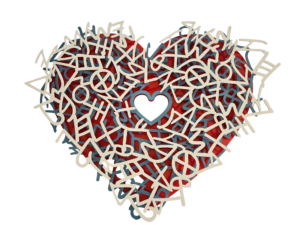 Song Of Songs - Ancient Hebrew Alphabet – 3D Wall Sculpture