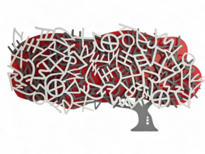 Tree of Life - Ancient Hebrew Alphabet – 3D Wall Sculpture